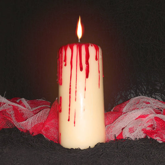 Halloween Spooky "Bleeding" Candles Indoor Outdoors