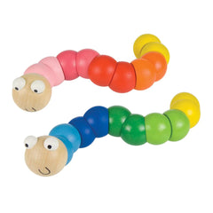 Kids Retro Wooden Wiggly Worms