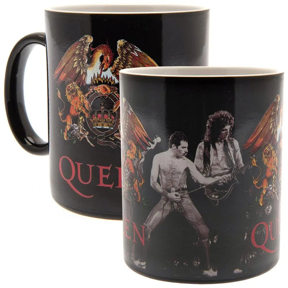 Front and Side views of the Queen mug
