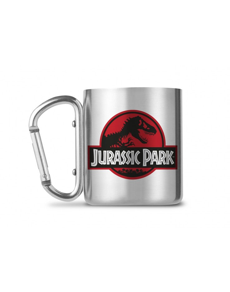 Jurassic Park Graphic Metal Carabiner Mug