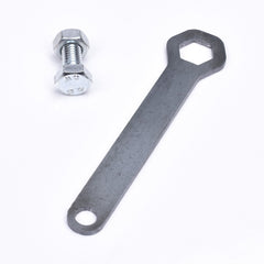 Mini Spanner Pocket Keyring (Bare Steel Finish) - Indoor Outdoors