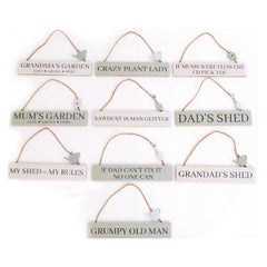 Potting Shed & Garden Hanging Plaques - Indoor Outdoors