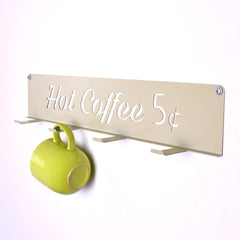 Retro Americana Coffee Mug Holder (4 Mug Capacity) - Indoor Outdoors