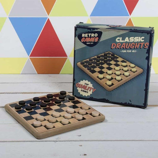 Retro Games Draughts Set | Indoor Outdoors