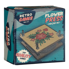 Retro Games Wooden Flower Press | Indoor Outdoors