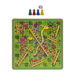 Retro Snakes & Ladders Board Game - Indoor Outdoors
