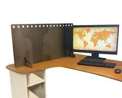 Protective Desk Screen & Divider for Offices - Indoor Outdoors