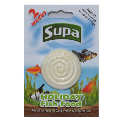 Supa Holiday Fish Food (1 Block) - Indoor Outdoors