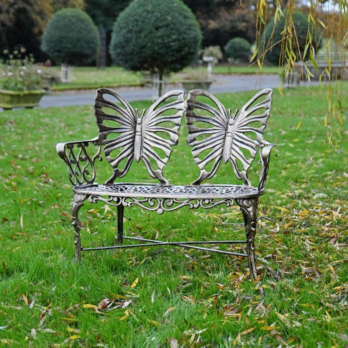 Butterfly Bench in a park setting