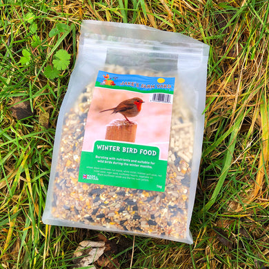 Jake's Farm Yard Winter Bird Feed (1kg Bag) - Indoor Outdoors